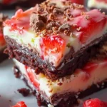White Chocolate Strawberry Crunch Brownies Recipe