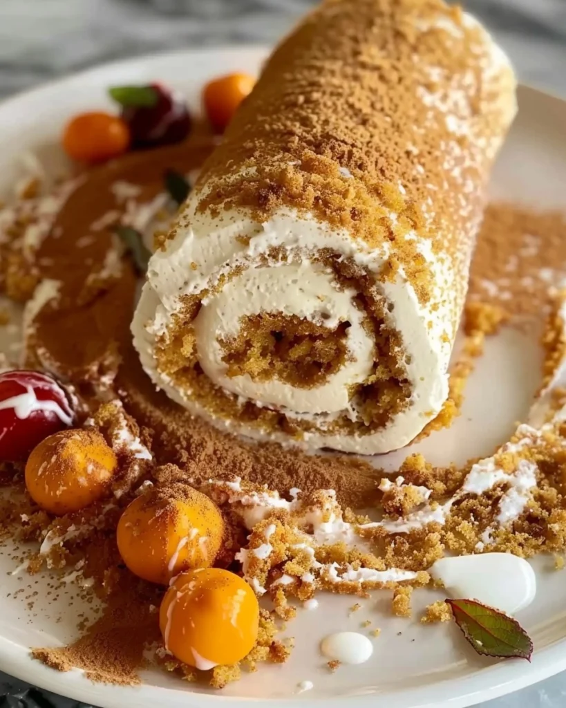 Homemade Pumpkin Roll Cake Recipe