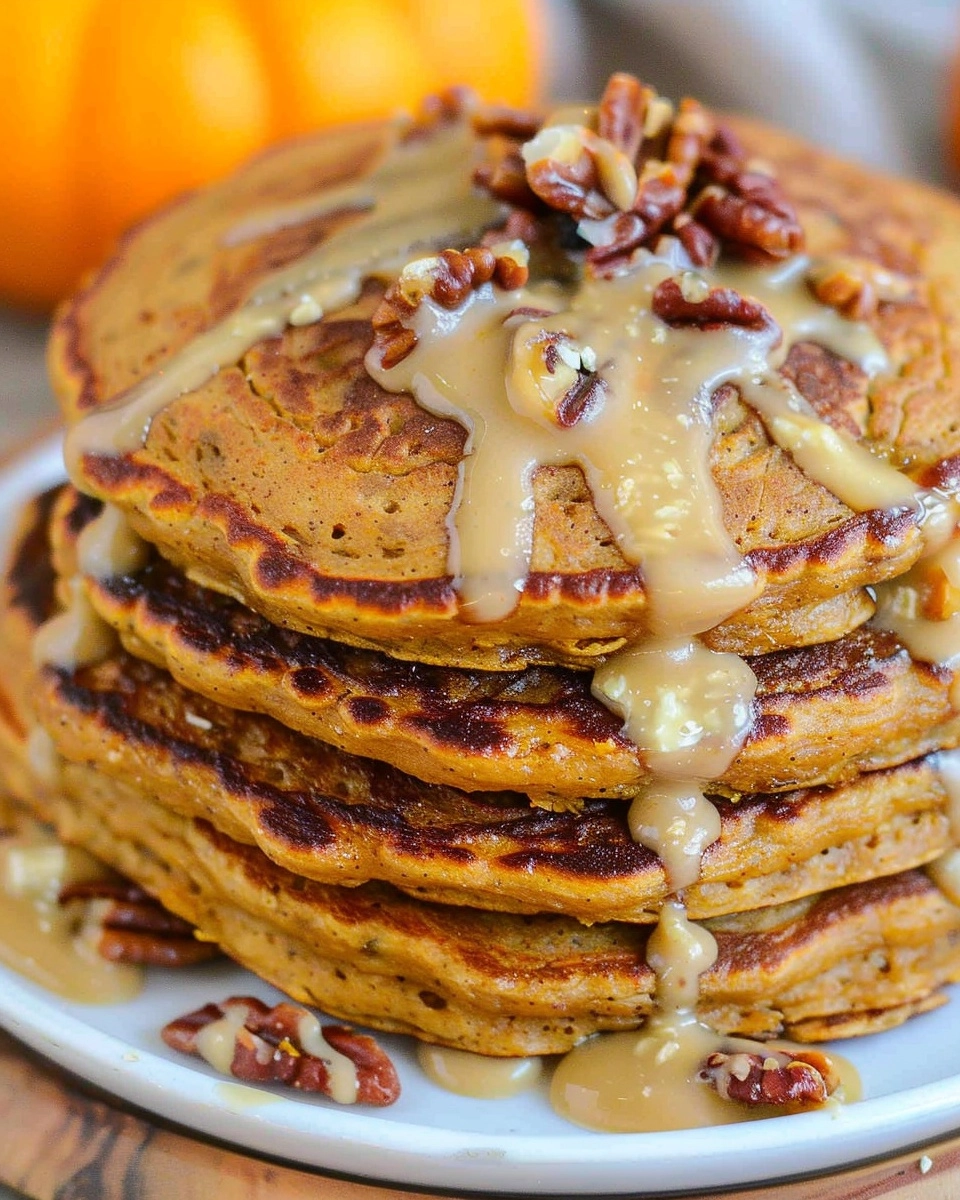 Pumpkin Oatmeal Pancakes Recipe