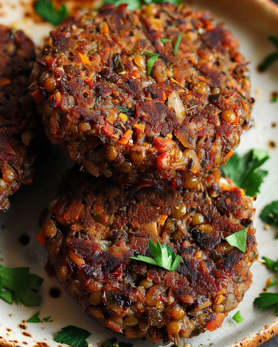 Mushroom Lentil Sausages Recipe