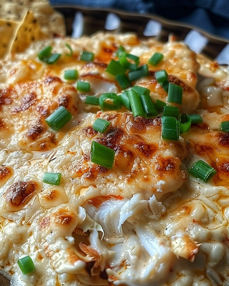 Irresistible Hot Crab Rangoon Dip Recipe - Recipe Image