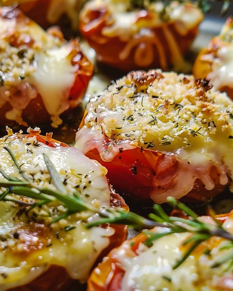 Cheesy Baked Tomatoes Recipe