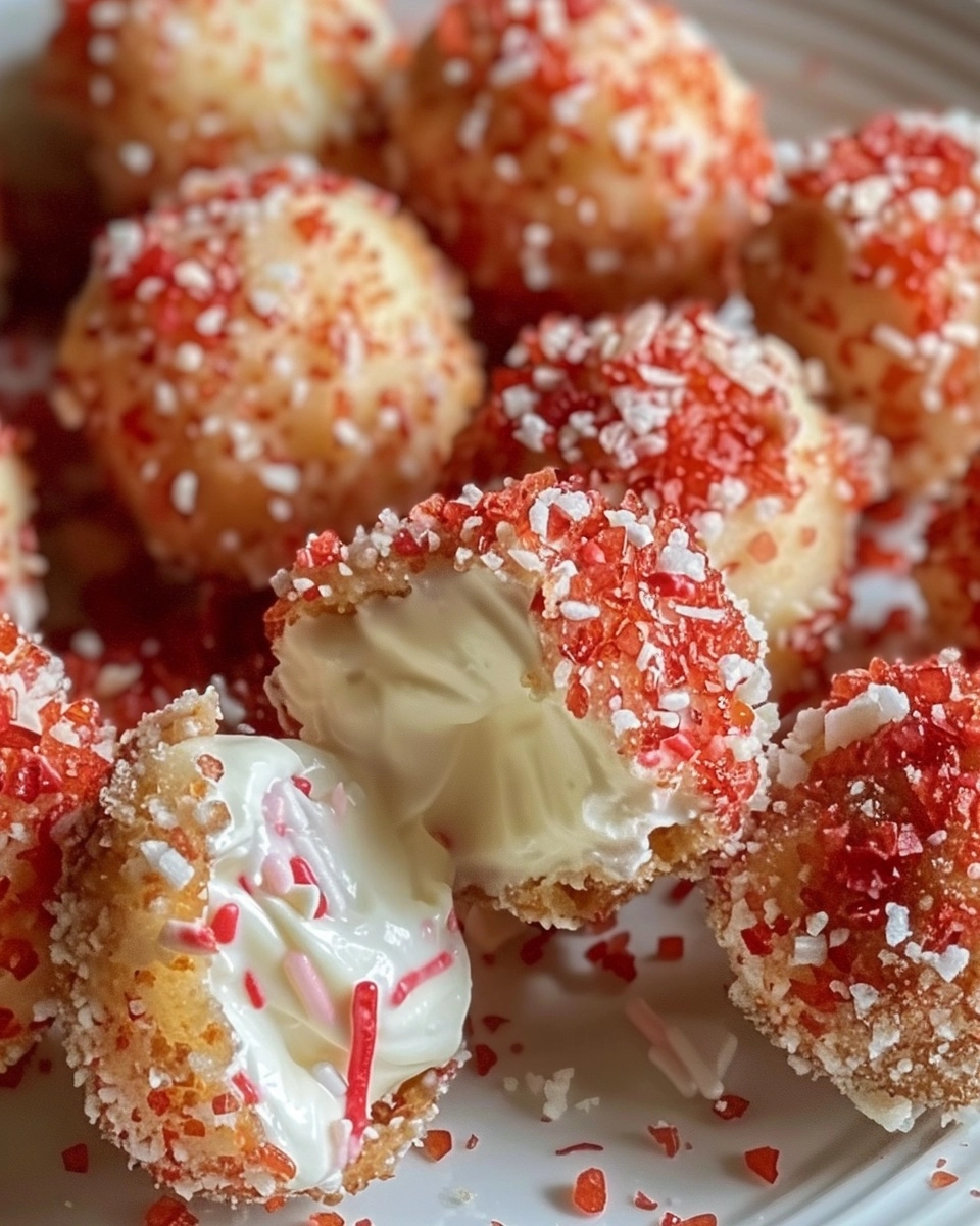 Strawberry Crunch Cheesecake Bites Recipe - Recipe Image