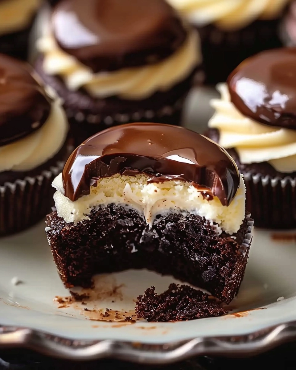 Cream-Filled Chocolate Dream Cakes Recipe - Recipe Image
