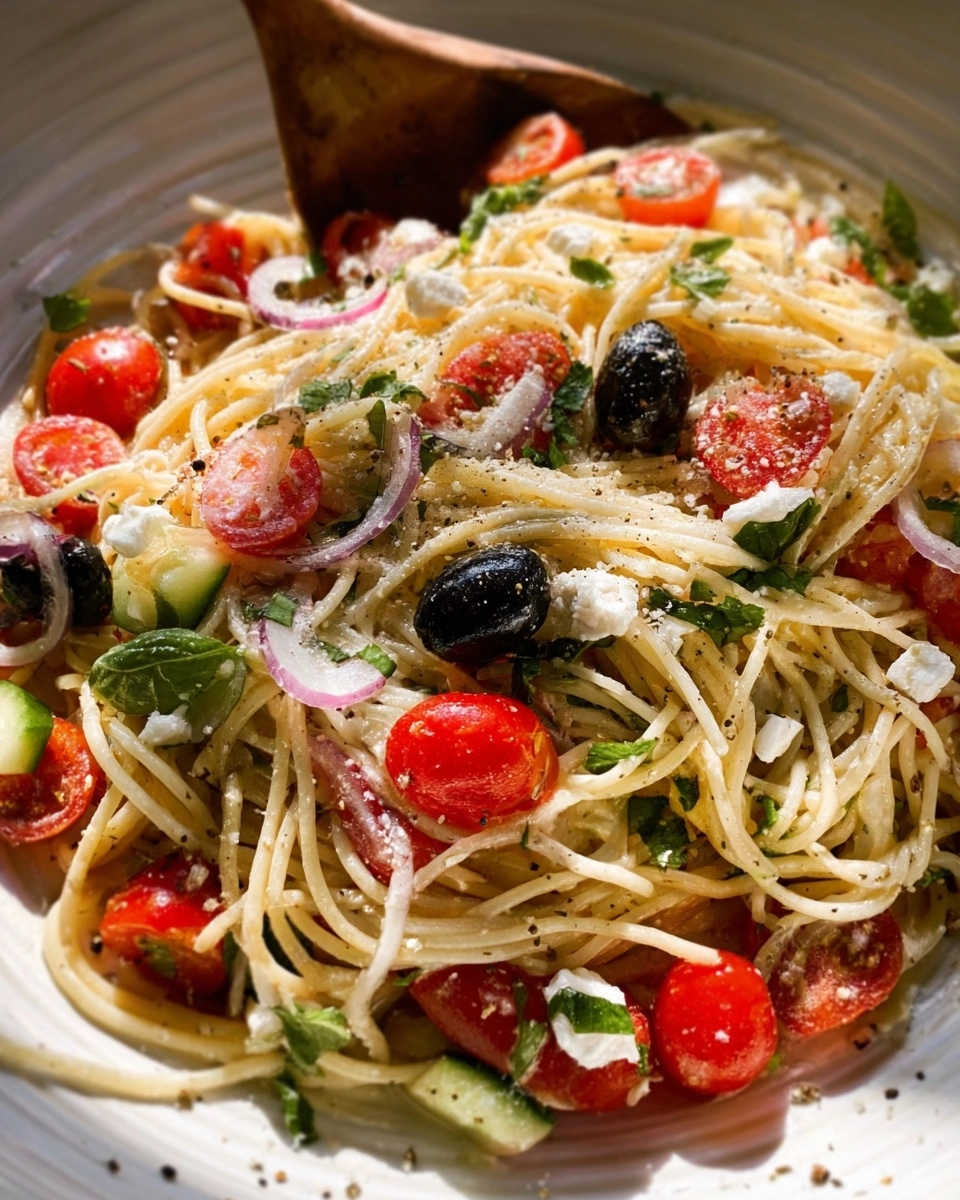 California Spaghetti Salad Recipe - Recipe Image
