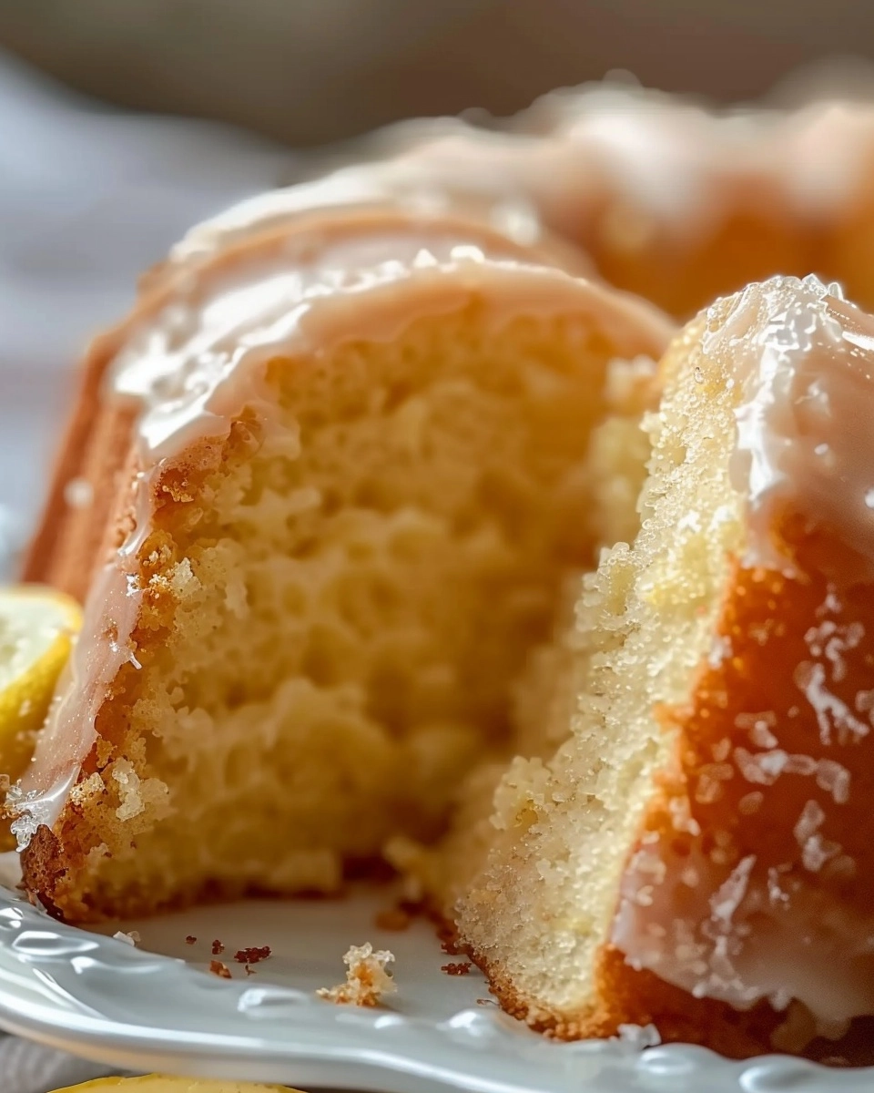 Lemon Cream Cheese Pound Cake Recipe - Recipe Image