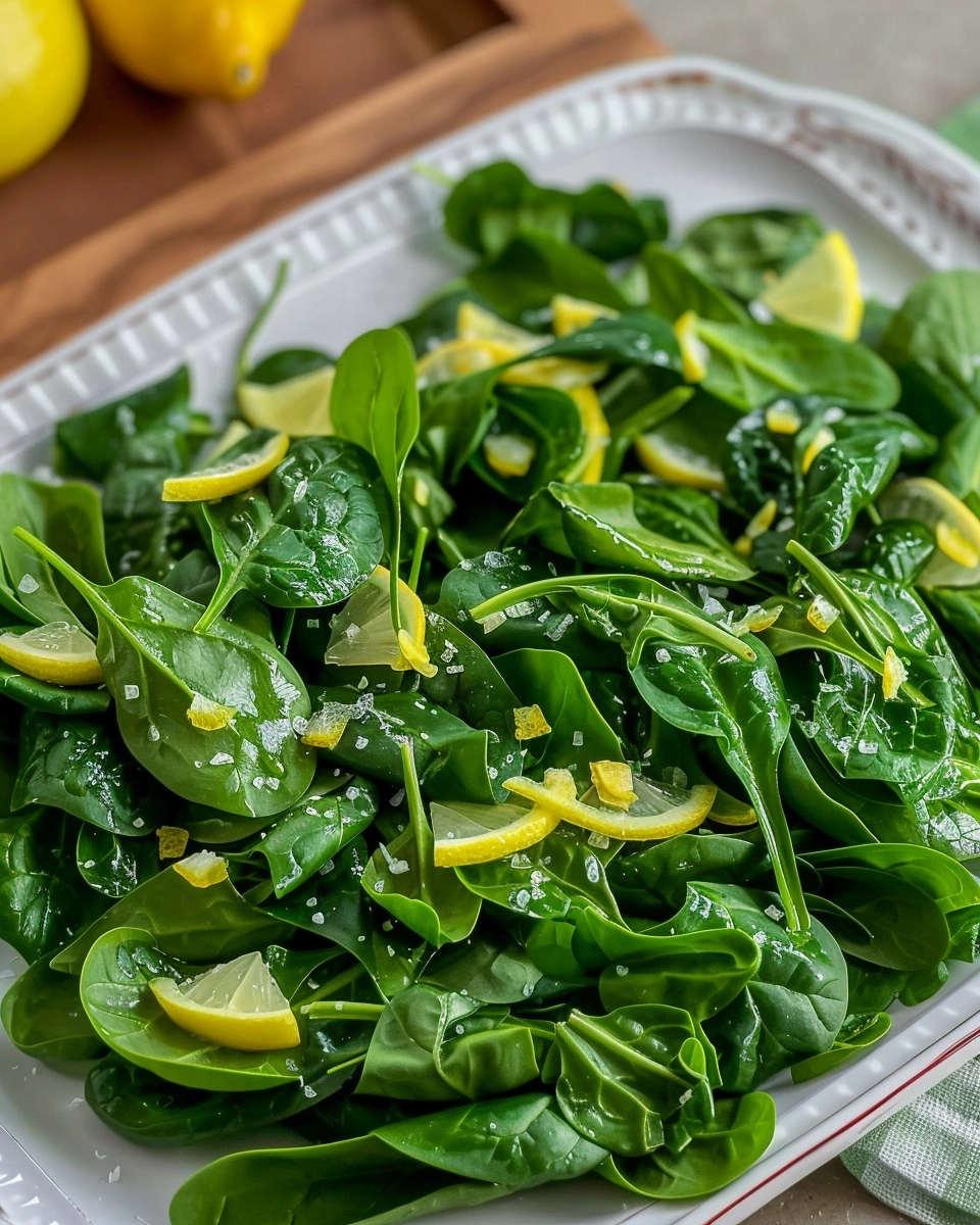 Spinach Salad with Lemon Dijon Dressing Recipe - Recipe Image