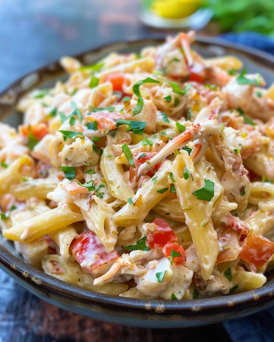 Bayou Breeze Cajun Crab Pasta Salad Recipe - Recipe Image