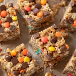 Loaded Peanut Butter Rice Krispies Squares Recipe