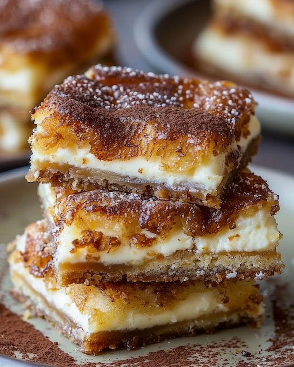 Churro Cheesecake Bars Recipe - Recipe Image