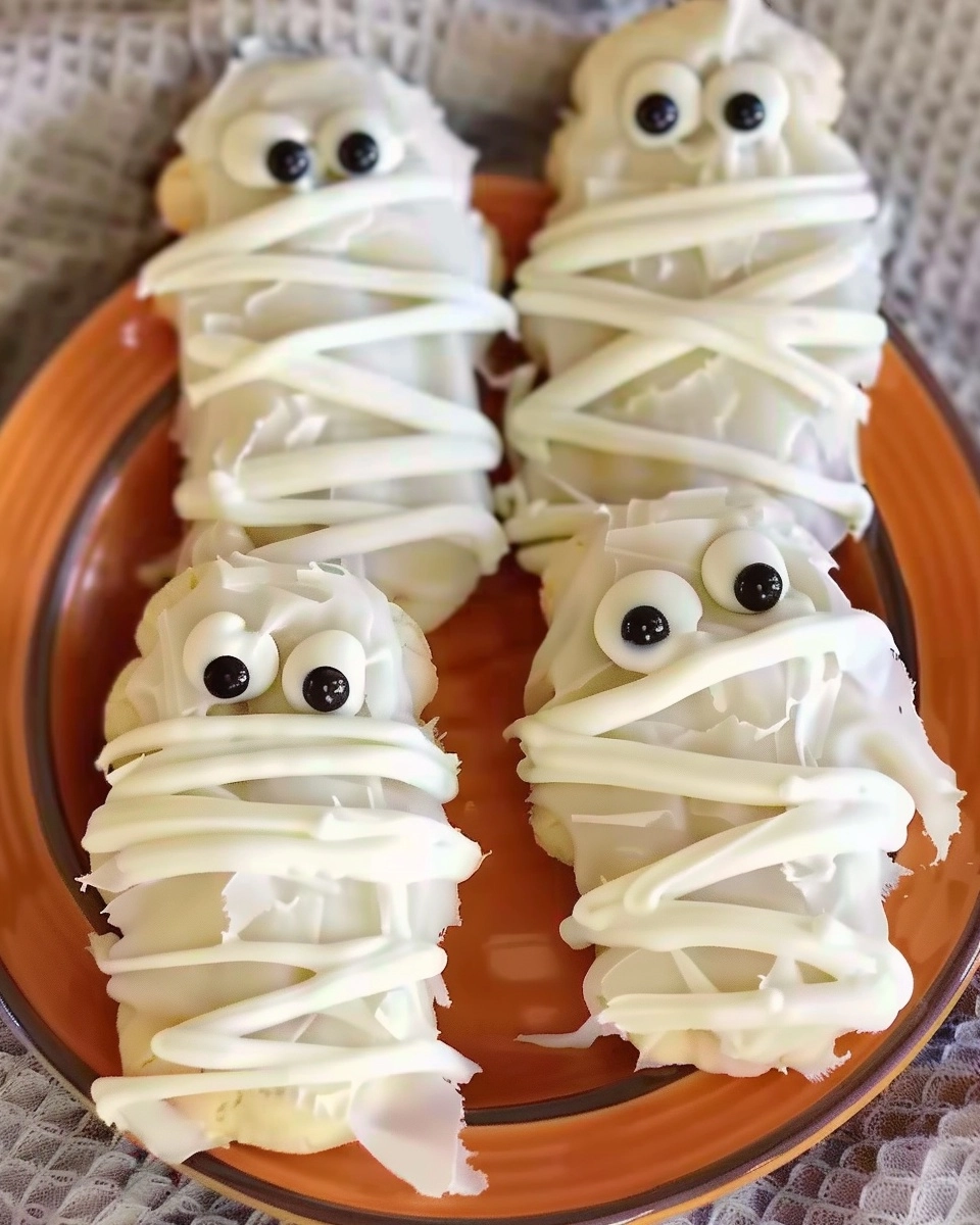 Halloween Mummy Cookies Recipe - Recipe Image