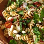 White Bean Balsamic Pasta Salad Recipe