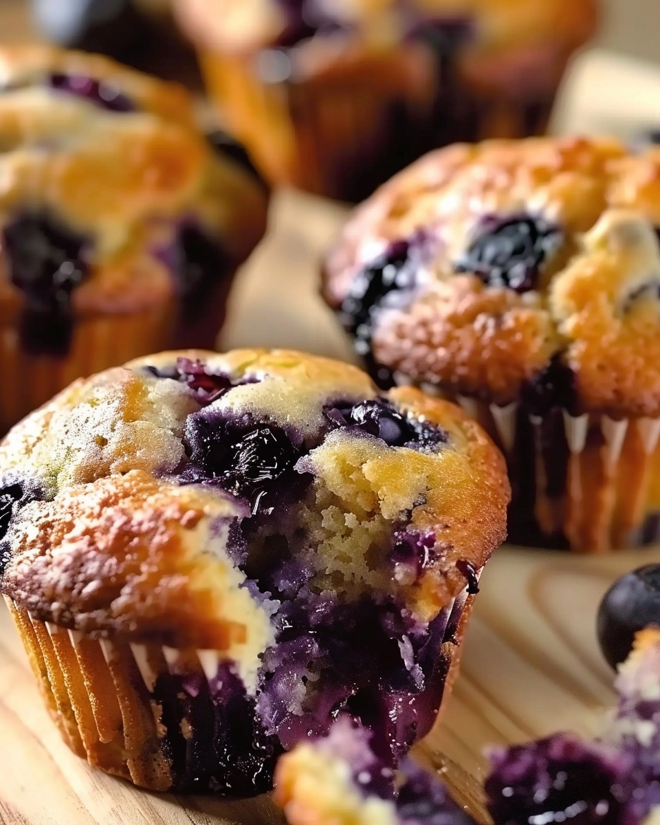 Lemon-Blueberry Muffins Recipe