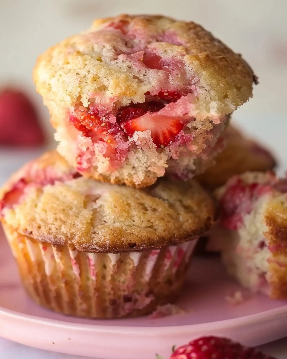 Sourdough Strawberry Muffins Recipe