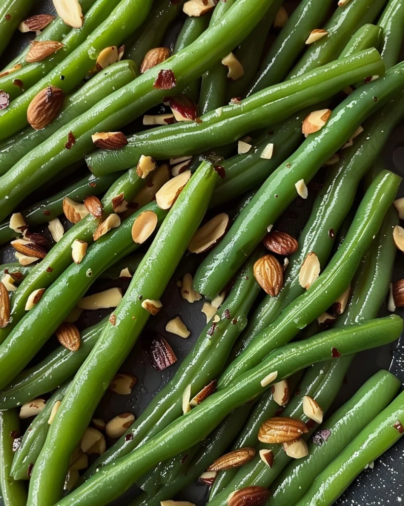 Green Beans with Almonds Recipe