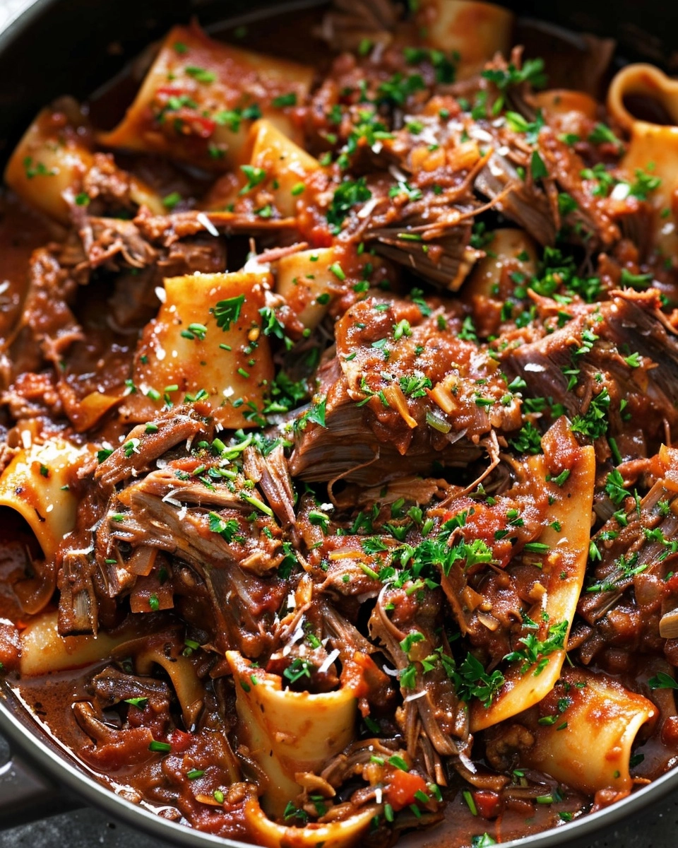 Slowly Braised Short Rib Ragu Recipe - Recipe Image