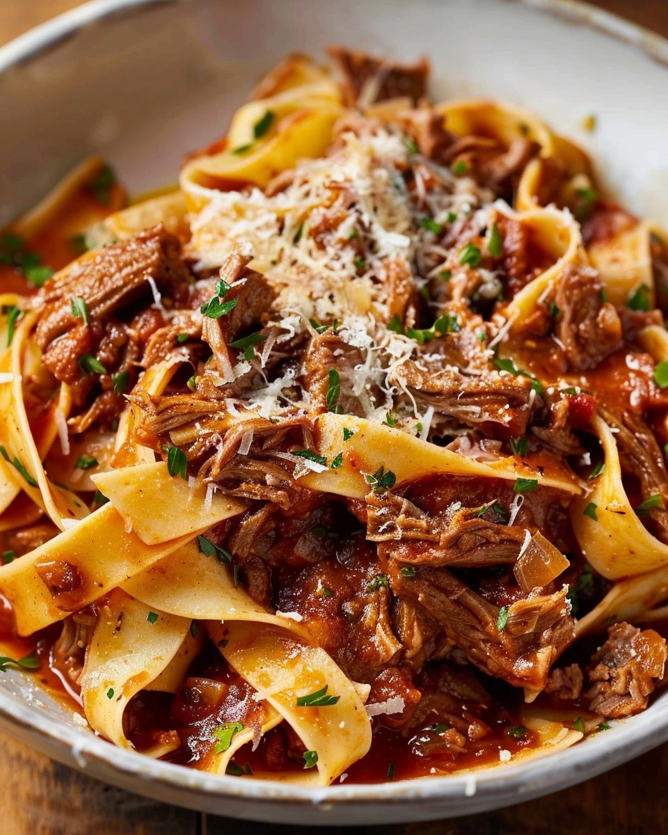 Slowly Braised Lamb Ragu Recipe - Recipe Image