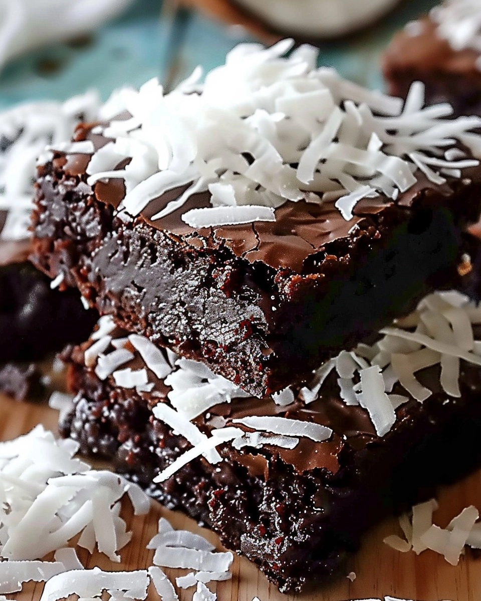Tropical Coconut Brownies Recipe