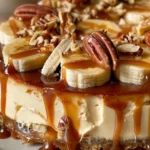 Banana Caramel Nut Cheesecake Recipe