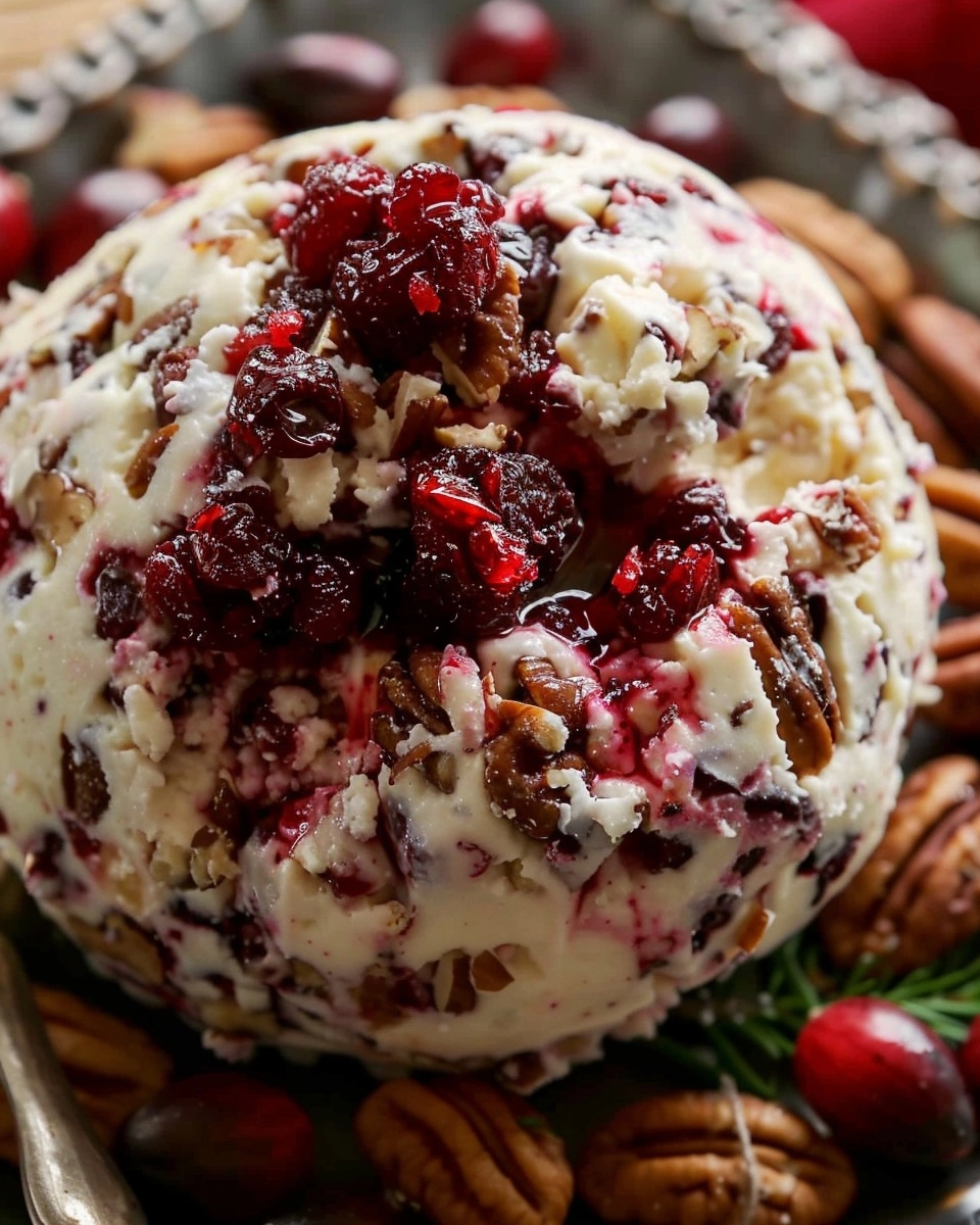 Cranberry Pecan Cheese Ball Recipe - Recipe Image