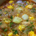 Chicken Sotanghon with Sweet Corn Recipe