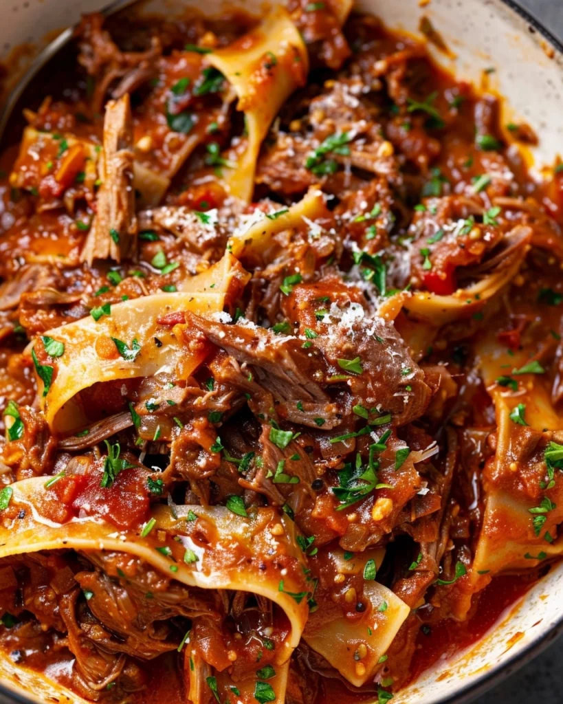 Slowly Braised Lamb Ragu Recipe