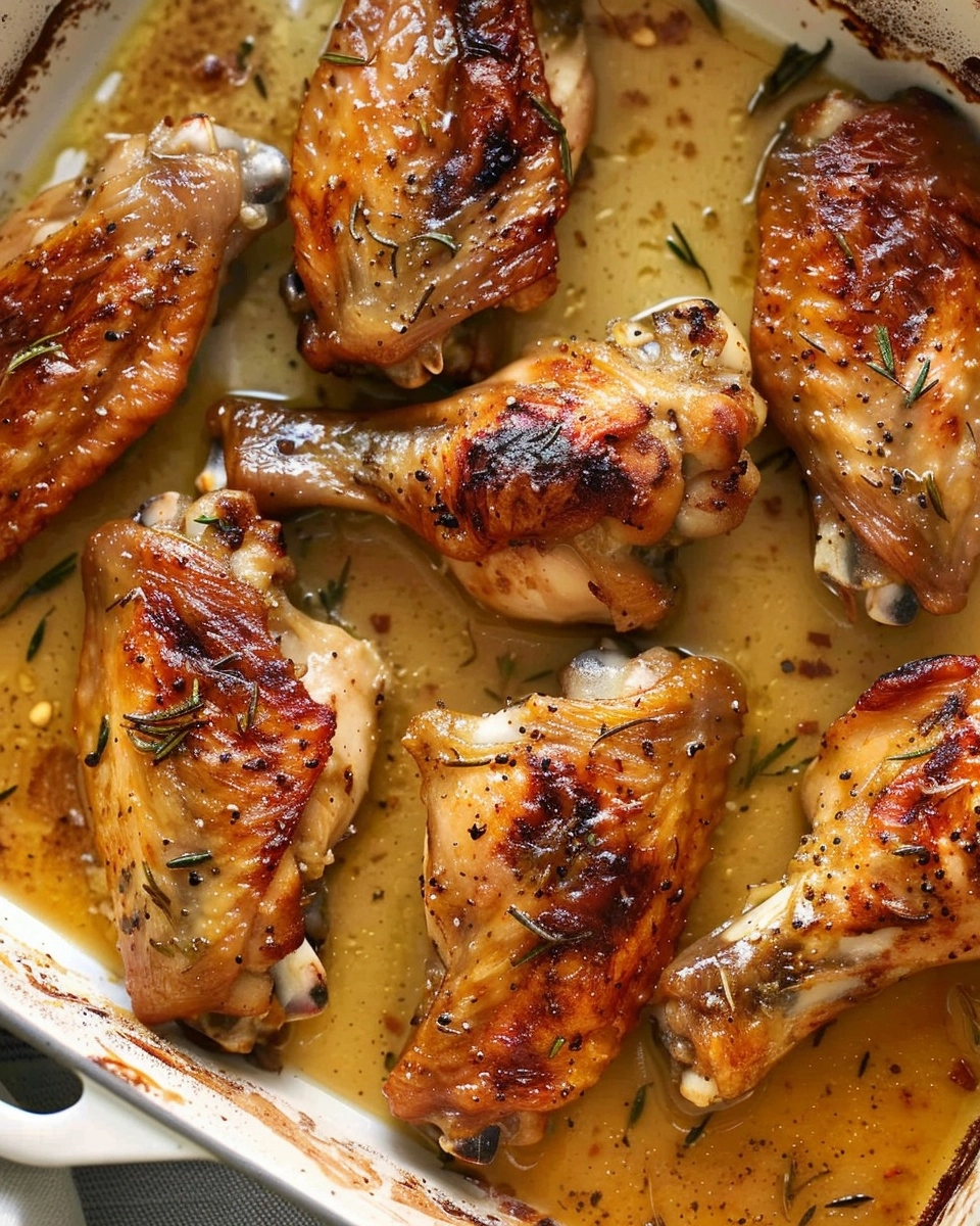 Easy Baked Turkey Wings Recipe - Recipe Image