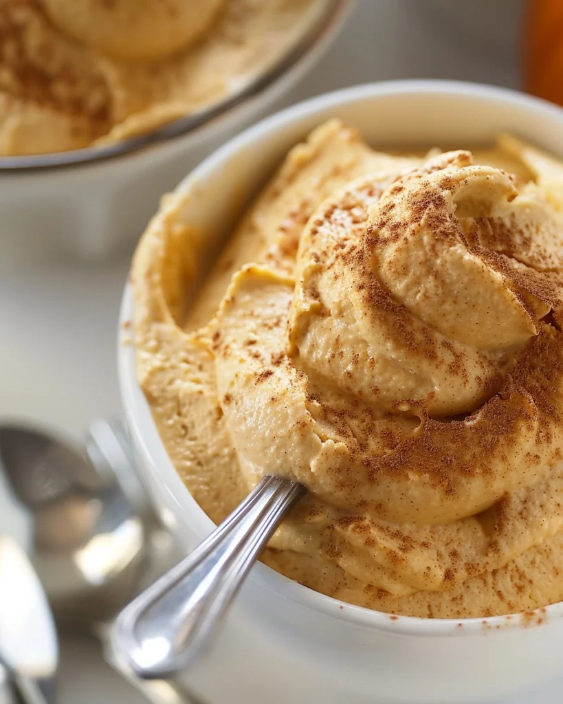 Easy 4-Ingredient Pumpkin Mousse Dessert Recipe