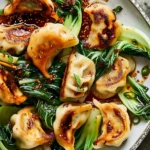 15 Minute Crispy Dumplings with Bok Choy Recipe