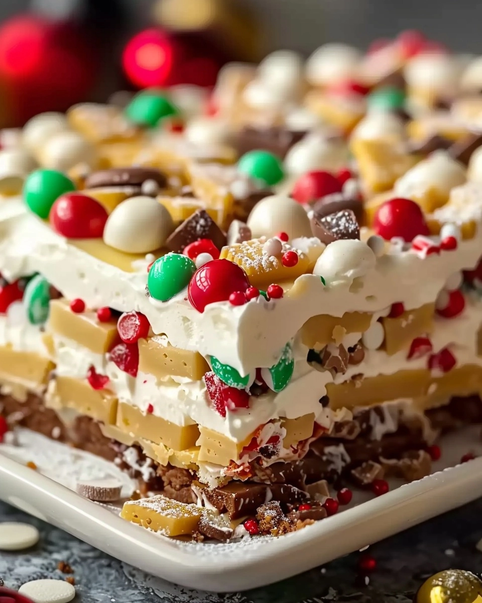 No‑Bake Christmas Cookie Lasagna Recipe