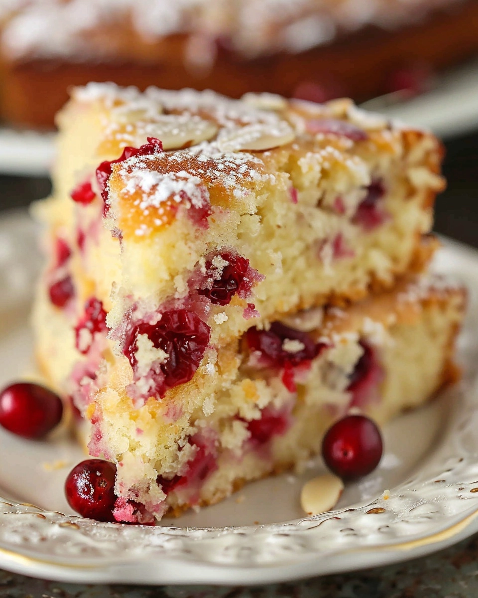 Almond Cranberry Cake Recipe - Recipe Image