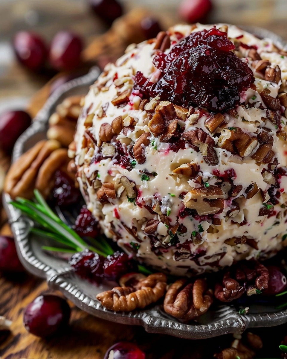 Cranberry Pecan Cheese Ball Recipe