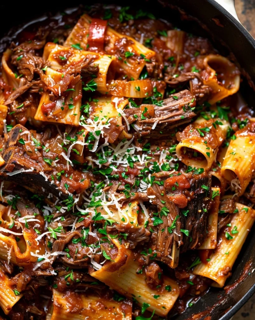 Slowly Braised Short Rib Ragu Recipe
