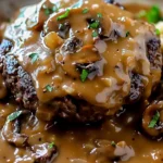 Smothered Hamburger Steaks with Mushroom Sauce Recipe