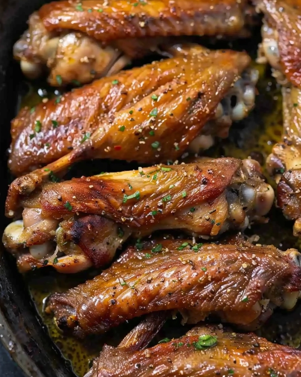 Easy Baked Turkey Wings Recipe