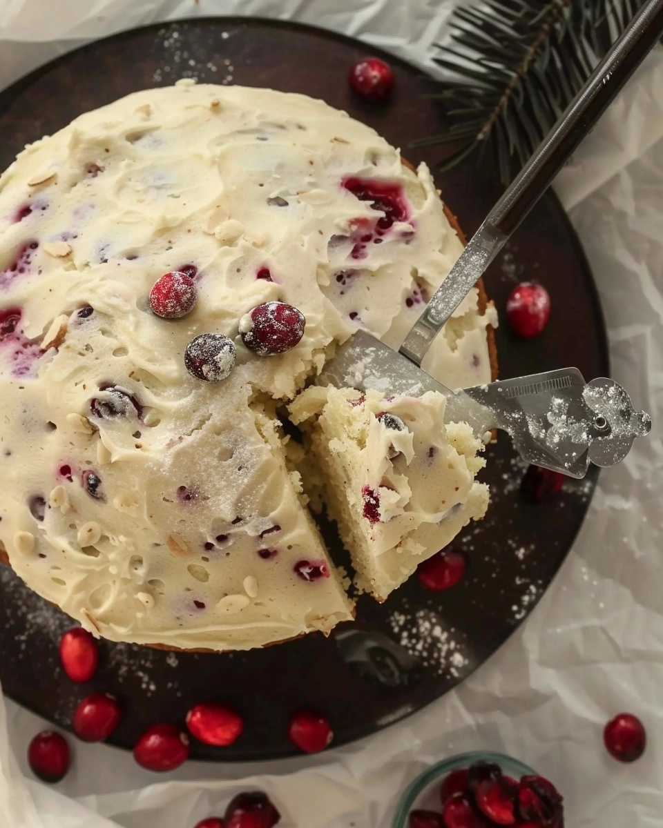 Almond Cranberry Cake Recipe - Recipe Image
