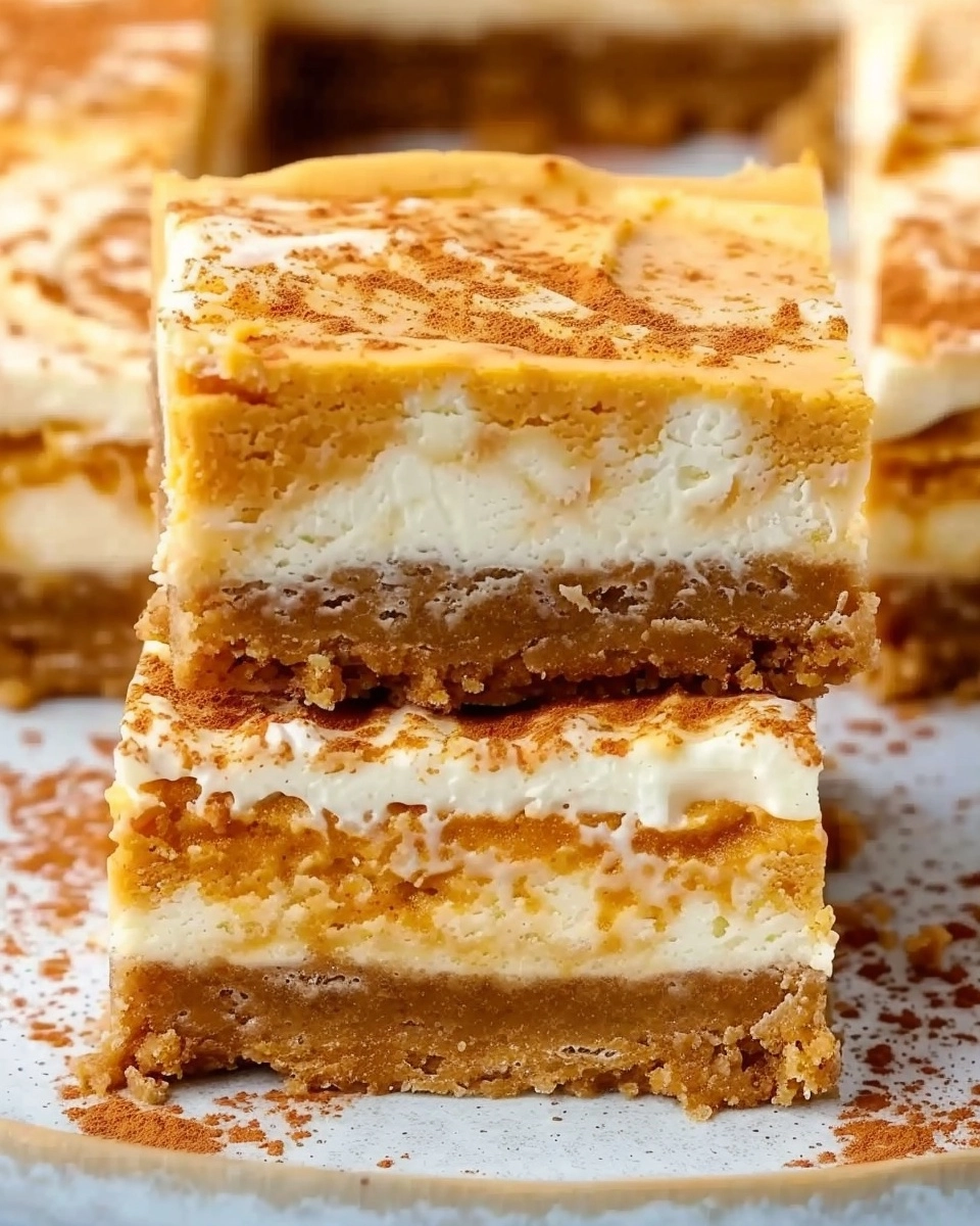 Pumpkin Cheesecake Bars Recipe - Recipe Image