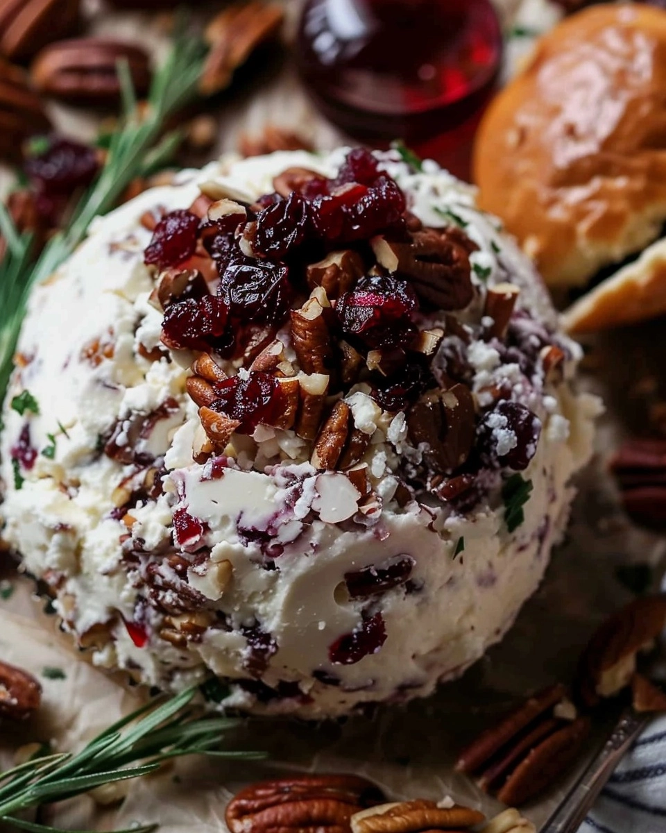 Cranberry Pecan Cheese Ball Recipe - Recipe Image