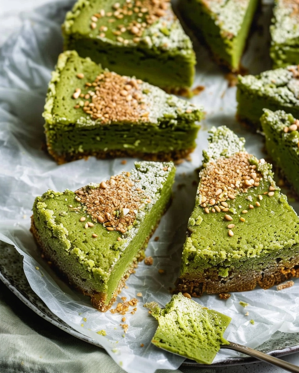 Matcha Mochi Cake Recipe - Recipe Image